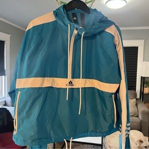 Adidas Crop Windbreakers Size L